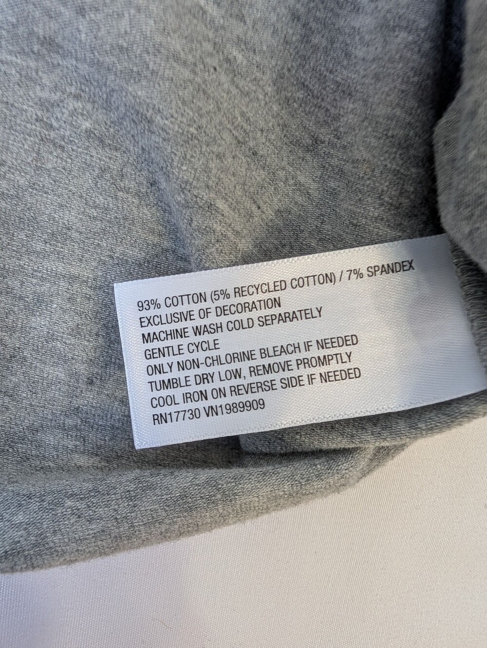 JoyLab Gray Off-Shoulder USA Graphic Cropped Sweatshirt Size Large - Picture 5 of 7